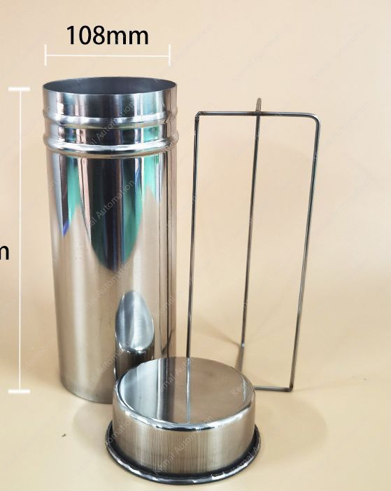 90mm Petri dish sterilization bucket (108*230mm) with steel wire frame